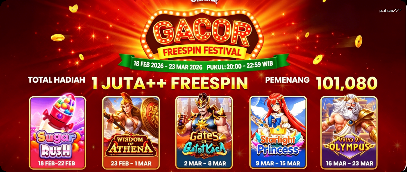 Login paham777 Sekarang Bonus Melimpah